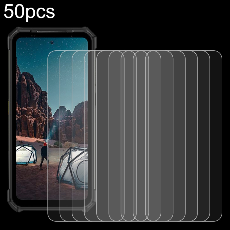 For Ulefone Armor 23 Ultra 50pcs 0.26mm 9H 2.5D Tempered Glass