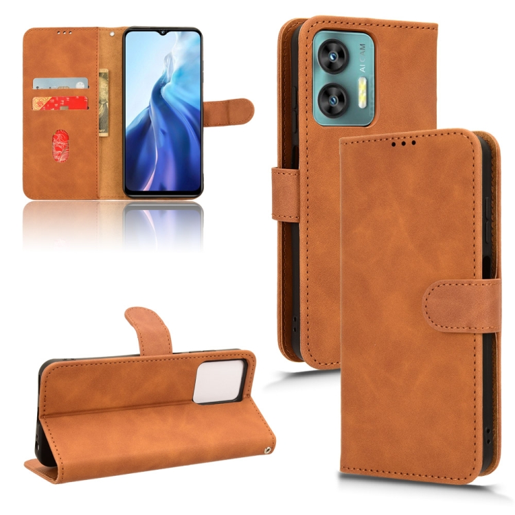 MOJIA Cover Flip Portafoglio Per Oukitel C35/C36 – Custodia In Pelle PU Con Slot Carte E Supporto – Colore Blu