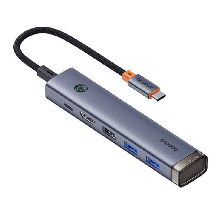 Baseus BS-OH166 UltraJoy シリーズ 6 in 1 USB-C / Type-C ポート HUB ドッキング ステーション