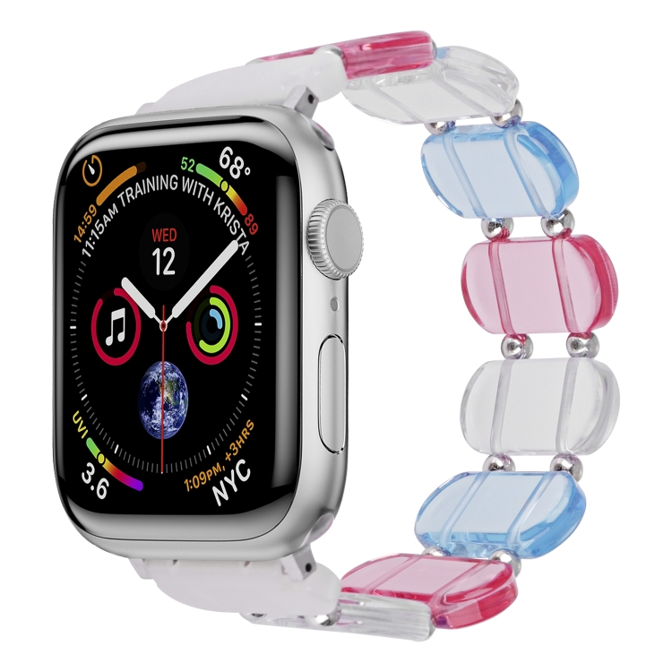 Per cinturino in resina elasticizzata da 40 mm per Apple Watch Series 5  (colorato)