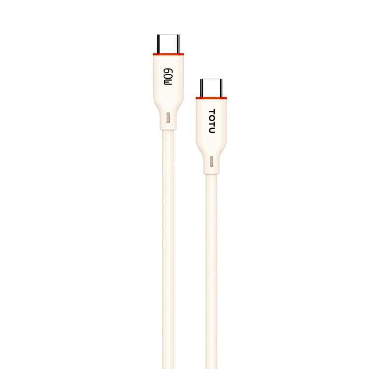 TOTU CB-6-CC 60W USB-C / Type-C to Type-C Silicone Data Cable, Length: