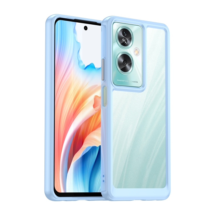  HGJTFANY Phone Case for Oppo A79 5G (6.72), 2 Pcs Shockproof  Soft TPU Silicone Bumper Shell, [Ultra-Thin] [Anti-Yellowing] Back Cover  for Oppo A79 5G - Clear + Peach Blossom : Cell