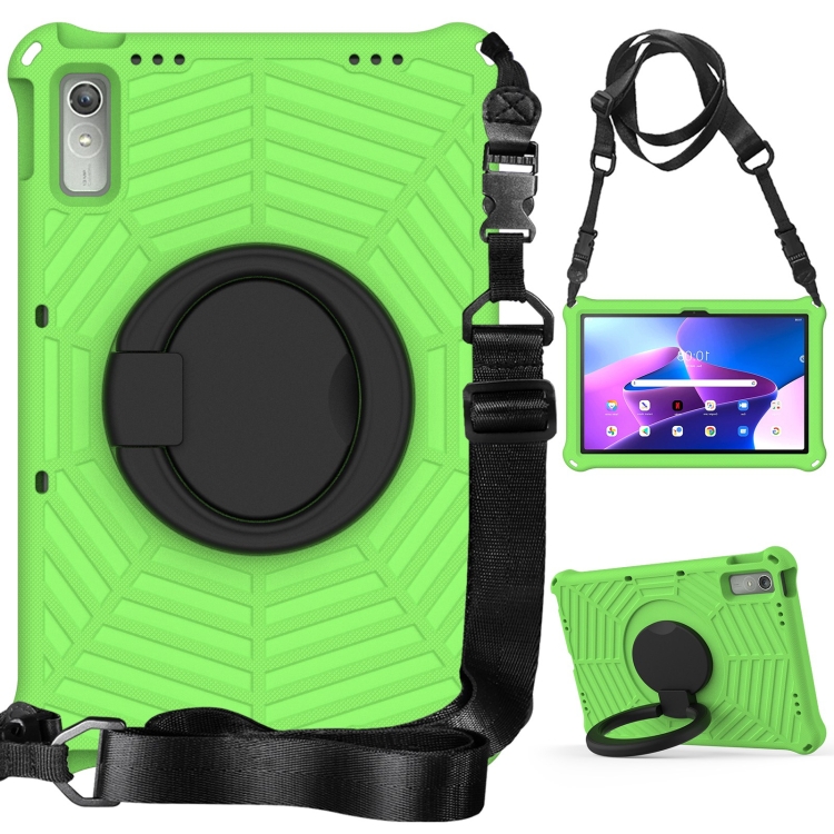 For Lenovo Tab P11 Gen2/P11 Pro/Pad Pro Spider King Silicone Protective Tablet  Case(Green)