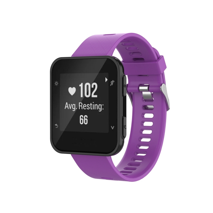 For Garmin ForeAthlete 35J / Forerunner 35J Silicone Watch Band(Purple)