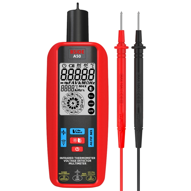 Infrared Multimeter BSIDE A50 Infrared Temperature Test Digital Multimeter