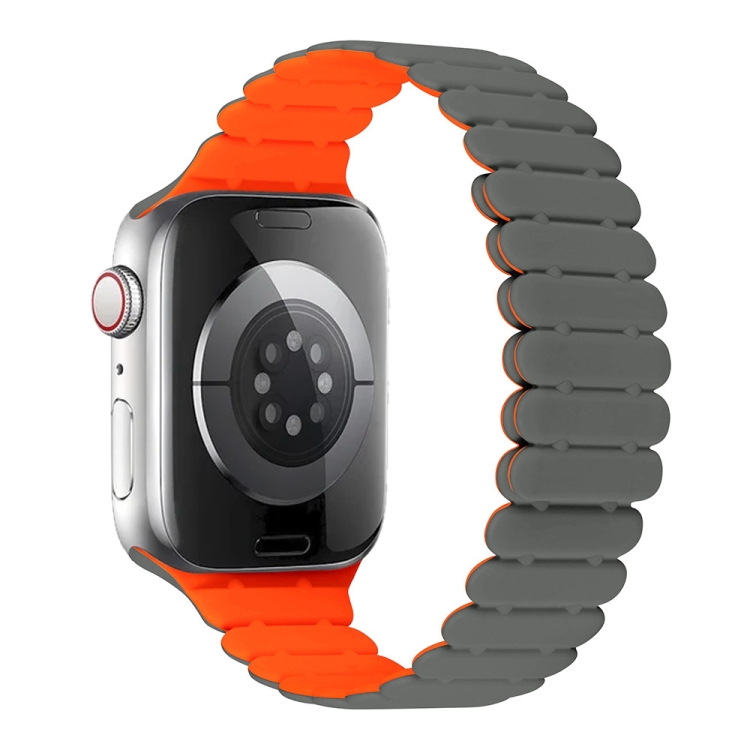 ahastyle applewatch 着こ バンド 38/40mm オレンジブラック