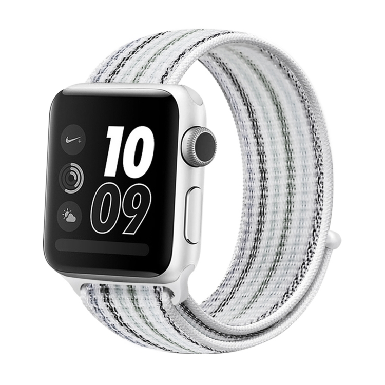 Smartwatch con cinturino in nylon e cinturino in silicone bianco T-Band