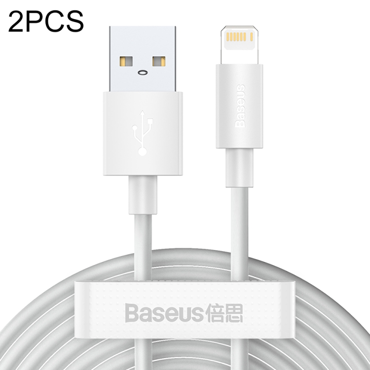 PACK CHARGEUR SECTEUR 1 USB 2.4A + CABLE USB VERS USB-C 1.5M BLANCS 