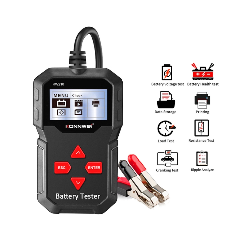 KONNWEI Testeur de Batterie de Voiture Auto Testeur de Charge de