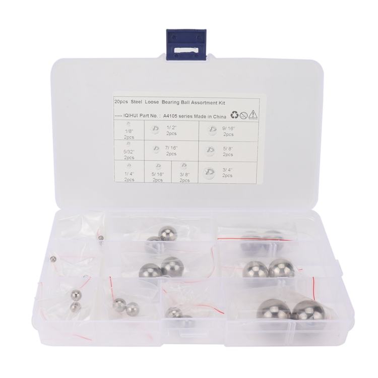 3 Bolas Rodamiento 20 Mm QUARKZMAN - Acero Cromado 52100, Precisión G25, Para Deslizantes, Rieles, Poleas