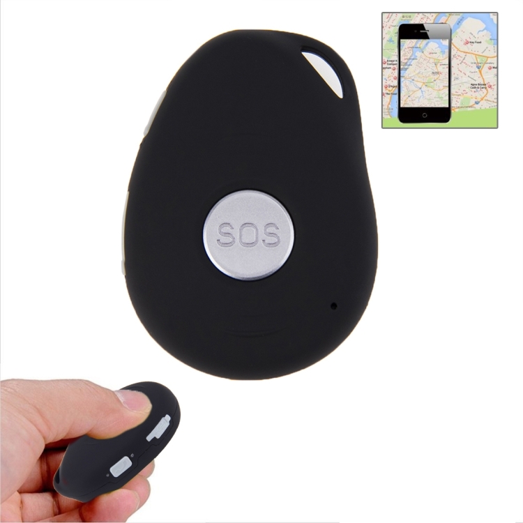 Mini GPS Tracker with Desk Charger, Support SOS Falling Alarm / Monitor / GSM