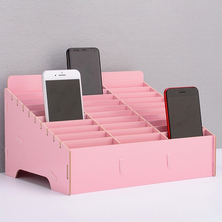 Telefoonpanel Rack Houten multi-cell mobiele telefoon filmstandaard desktop display rack ...