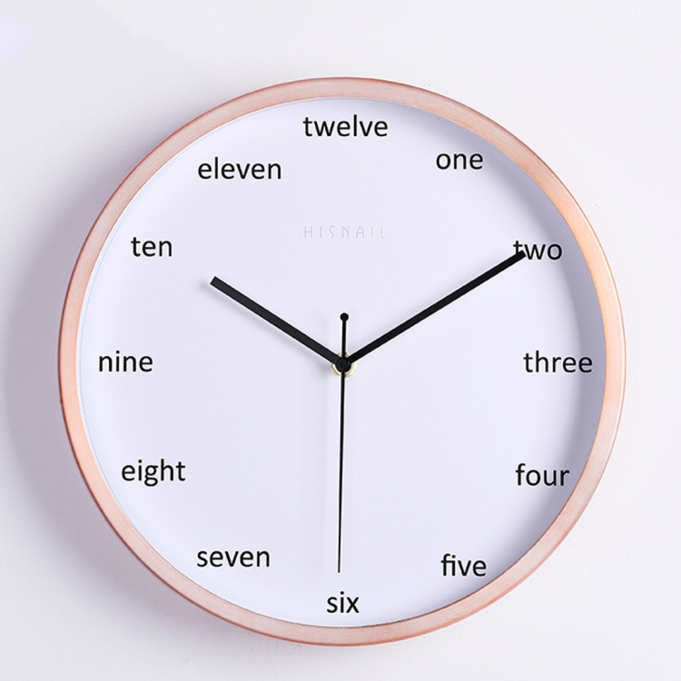 Reloj con numeros en ingles new arrivals