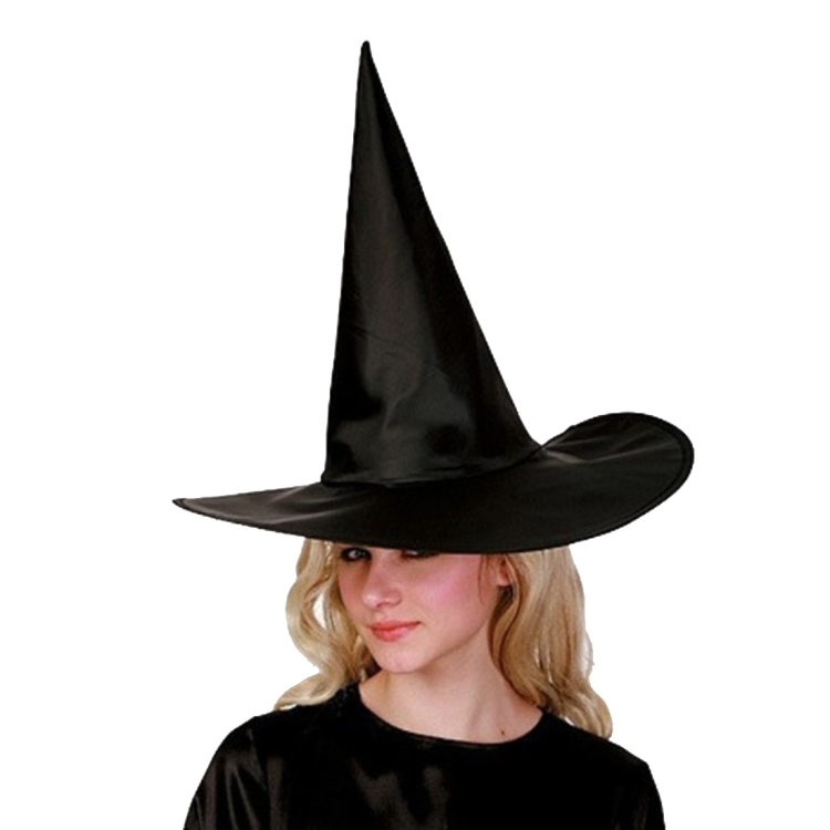Chapéu de Bruxa Preto Halloween - Extra Festas
