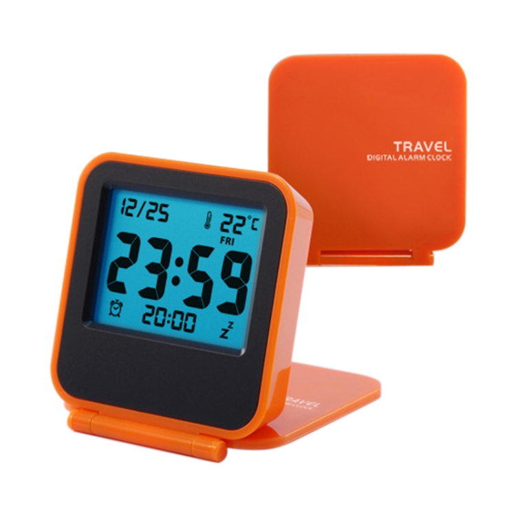 1 Pieza Mini Reloj Despertador Digital De Viaje, Diseño Lcd