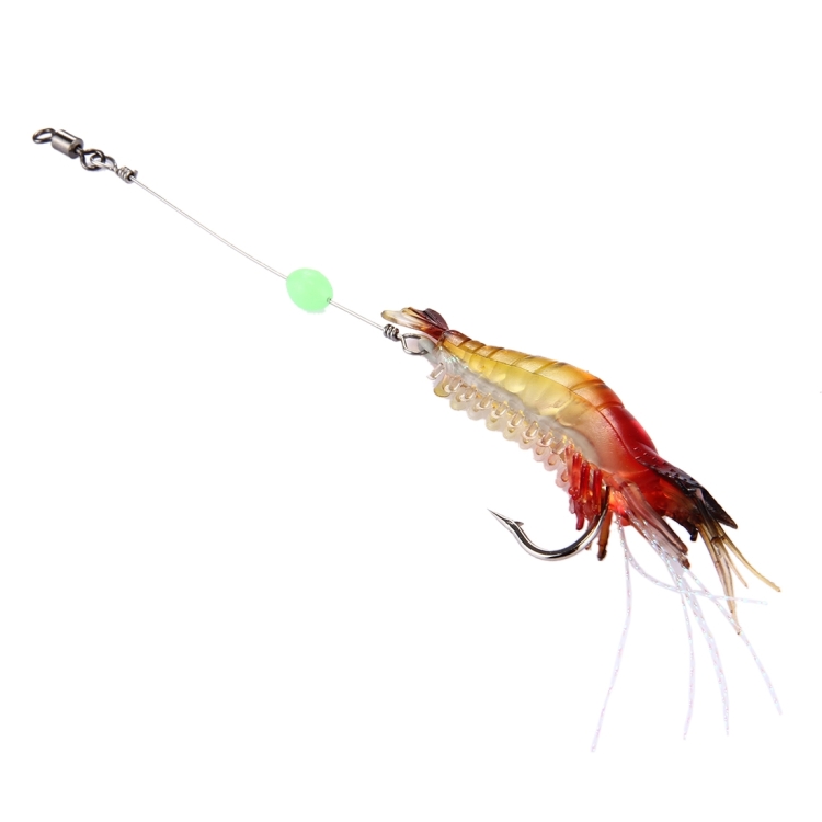 Luminous Shrimp Shape Fishing Lures Artificial Fishing Bait with