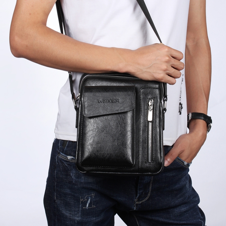 Universal Fashion Casual Men Shoulder Messenger Bag Handbag, Size: L ...