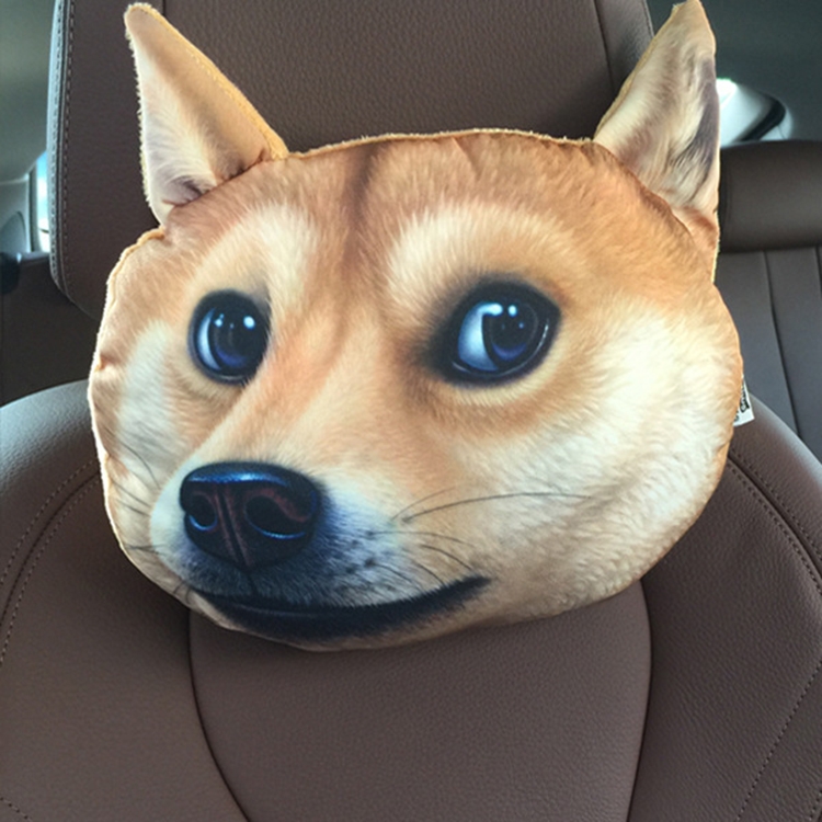 3D Printed Plush Animal Head hotsell Pillow