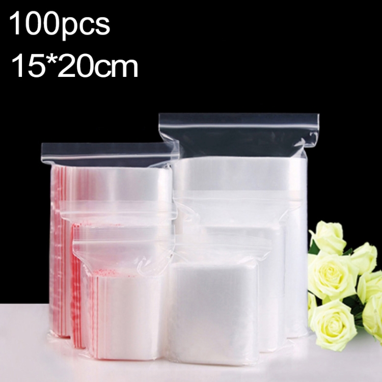 Bolsas pequeñas de plástico Ziplock de 3 x 4 pulgadas, 100 bolsas de  almacenamiento transparentes reutilizables para semillas, joyas, muestras