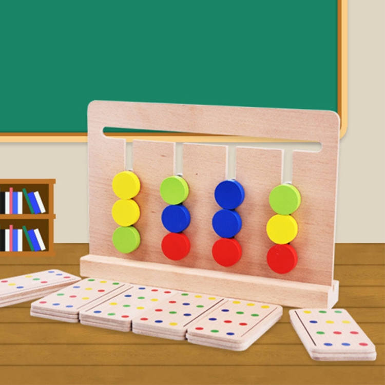 Giocattolo per bambini Montessori Quattro colori Gioco Abbinamento dei  colori per l'educazione della prima infanzia