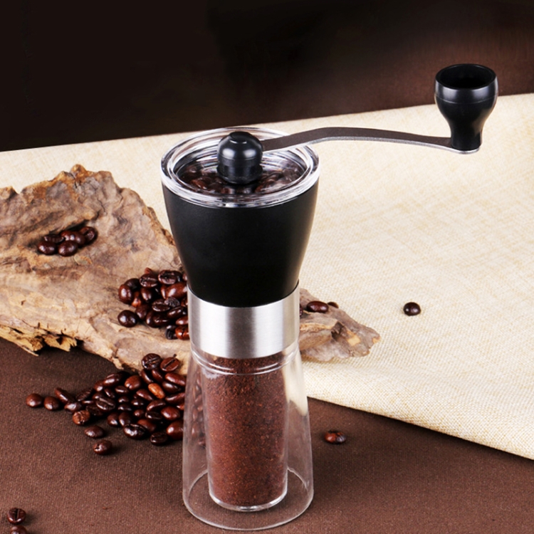 Macina caffè manuale in Legno,Regolabile Grinder in Ceramica Burr