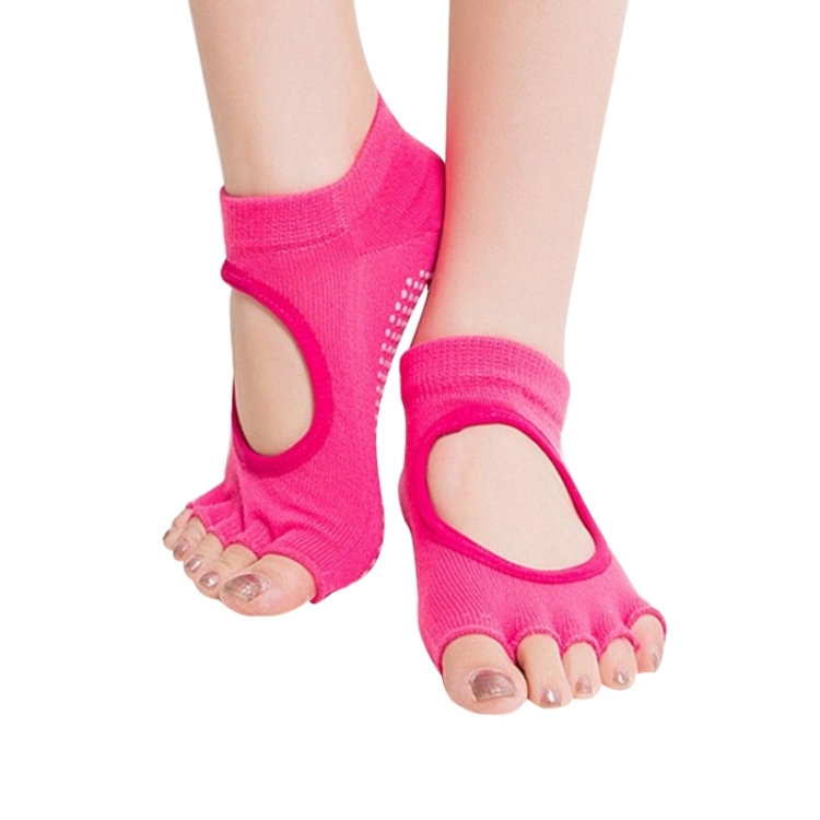 3/5 Pares Calcetines Agarre Mujer, Calcetines Yoga Antideslizantes