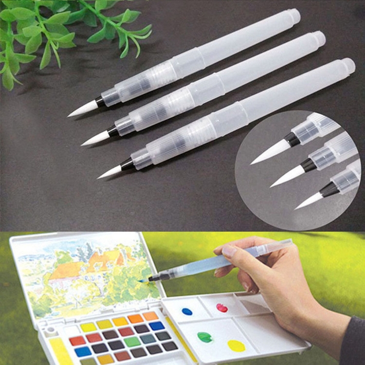 3Pcs Calligraphy Pen Material Brush Ink Pen For Painting S/M/L 