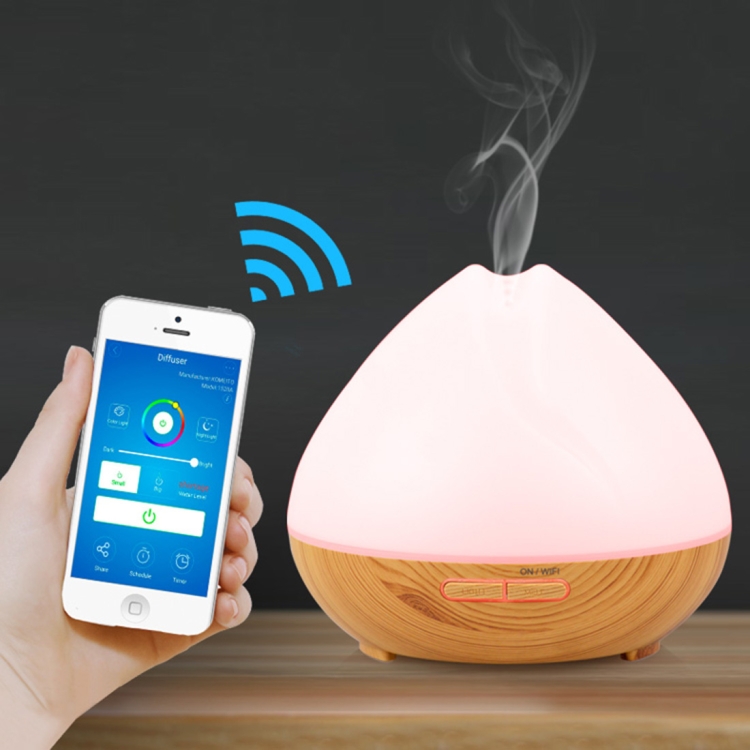 Humidificador + Difusor de aroma inteligente WiFi con control remoto