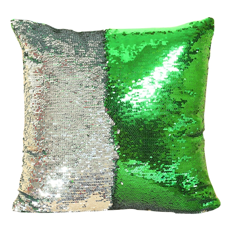 Green on sale sequin pillow