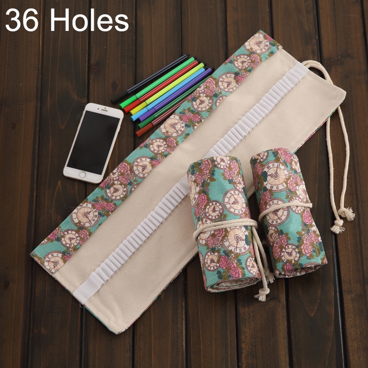 Pencil Roll Up Case Pencil Case with Slots Roll Up Pencil Case