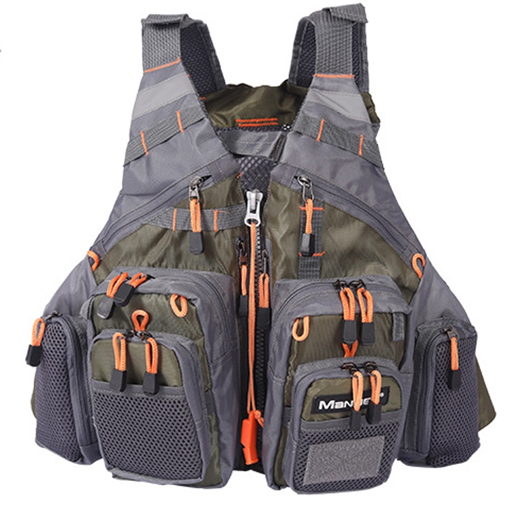 MANNER Outdoor Multifunctional Fishing Life Vest Swimming Life