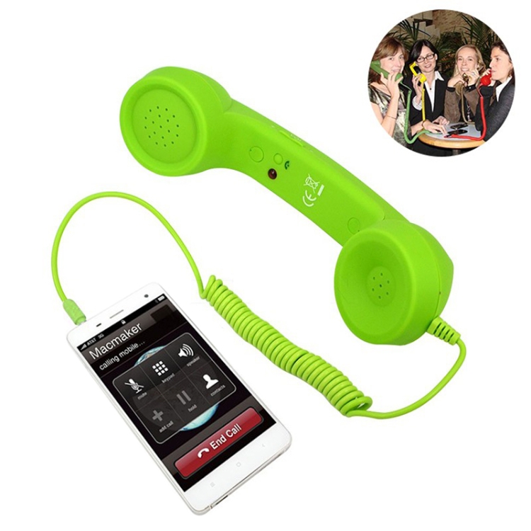 green phone receiver