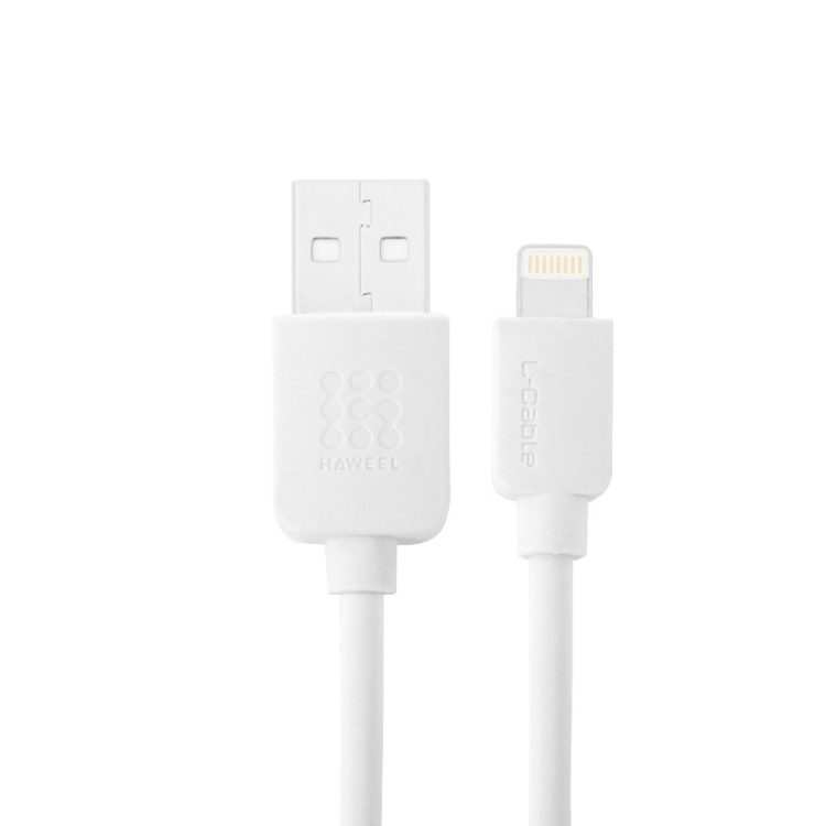 Haweel 2m High Speed 8 pin a cable de sincronización y carga de USB para  iPhone, iPad (blanco)