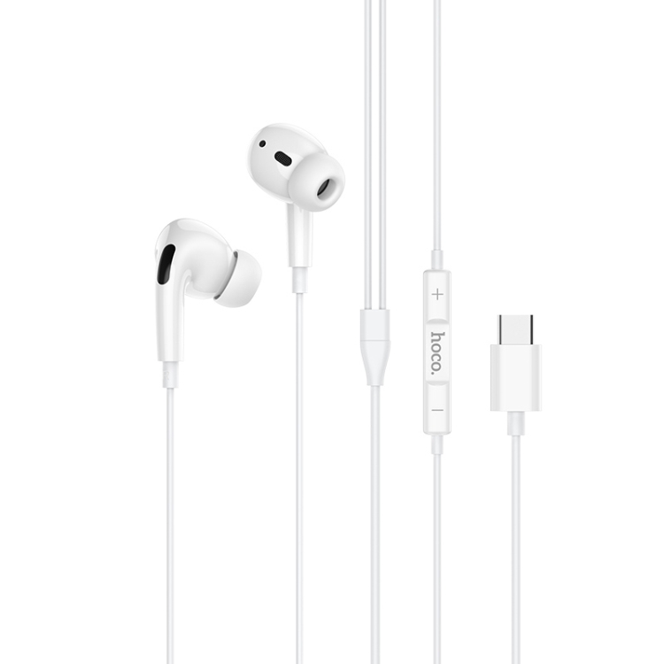 Hoco M1 Pro Original Series Type-C / USB-C In-ear Wired Earphone (White)