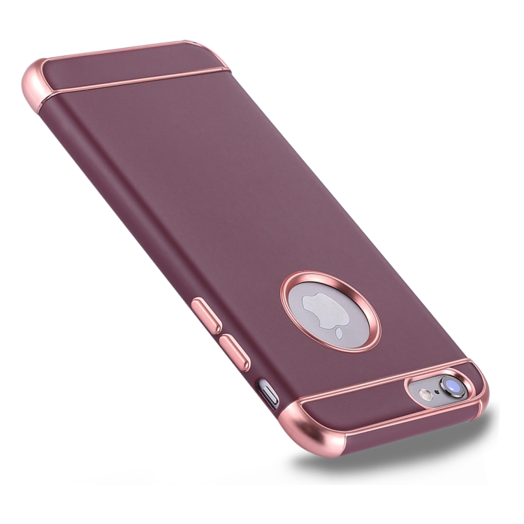 For iPhone 6 Electroplating TPU Protective Back Case(Rose Gold)