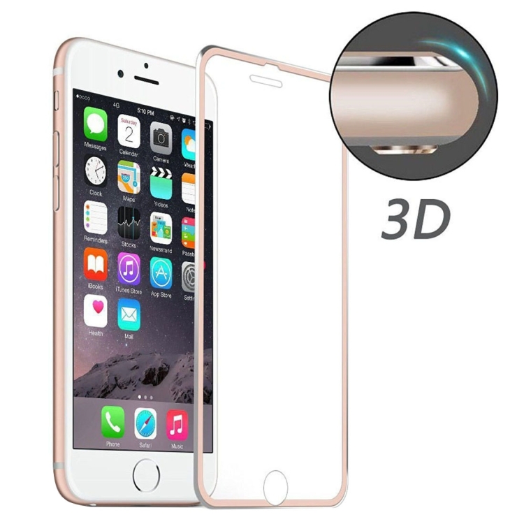 Protector Pantalla Full 3D Rosa Cristal Templado el iPhone 7 / iPhone 8 /  iPhone SE 2020
