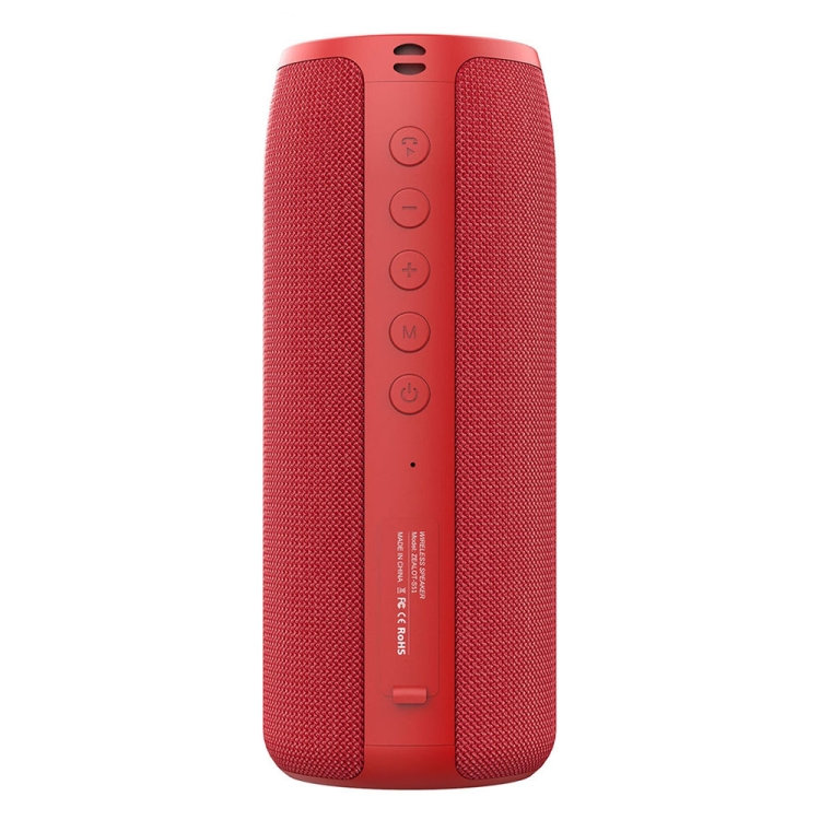 Mini haut-parleur Bluetooth coloré 5W et carte TF rouge