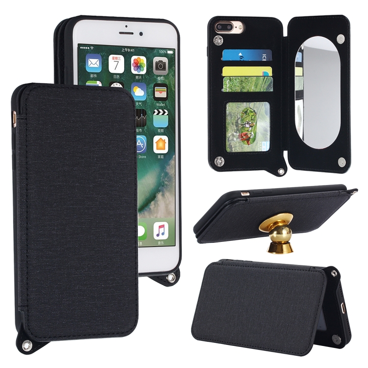 For iPhone 8 Plus & 7 Plus Protective Back Case Cover with Card Slot