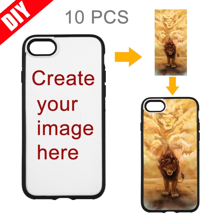 10 PCS For iPhone 7 Plus Custom DIY Case Personalized Print Animal Lion