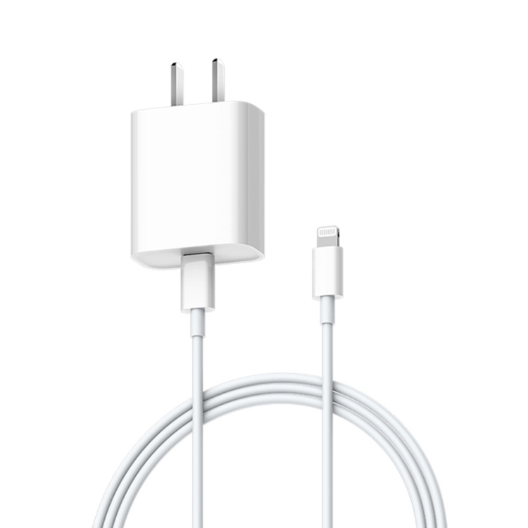 Original Xiaomi 20W MFi Certification USBC / TypeC Charger with 8 Pin Cable, US Plug (White)