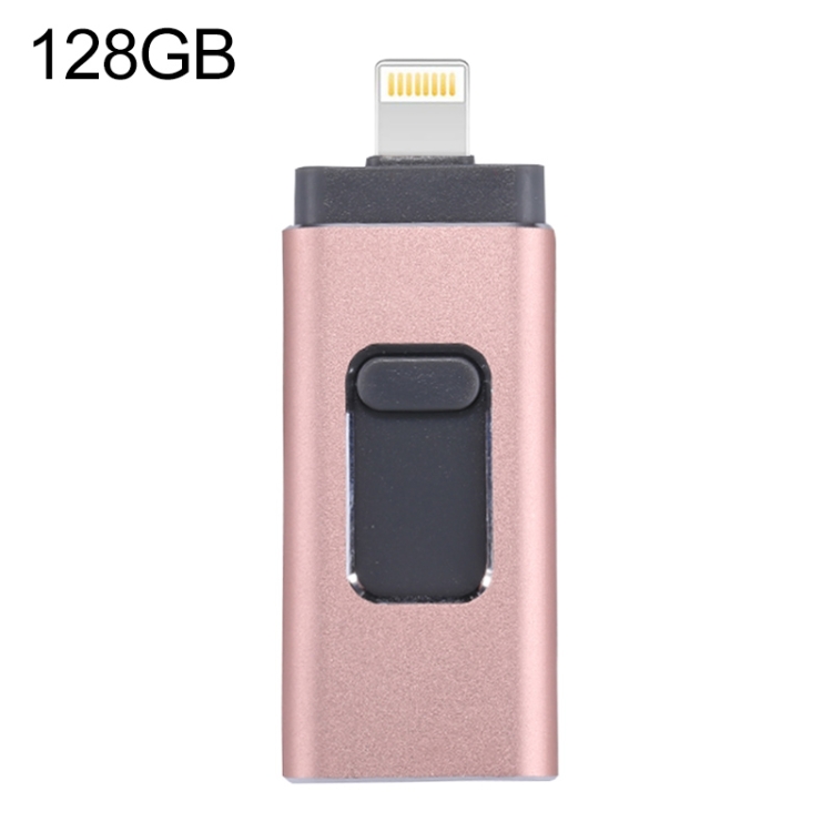 easyflash RQW 01B 3 in 1 USB 2 0 8 Pin Micro USB 128GB Flash Drive