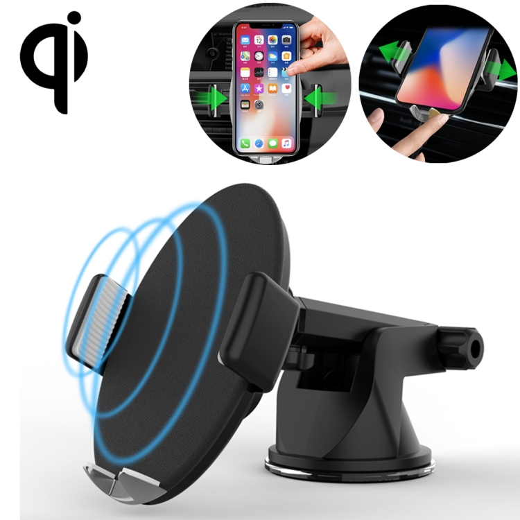 HAMTOD M11 Desktop Phone Holder 10W Max Fast Charging Qi Smart Wireless ...