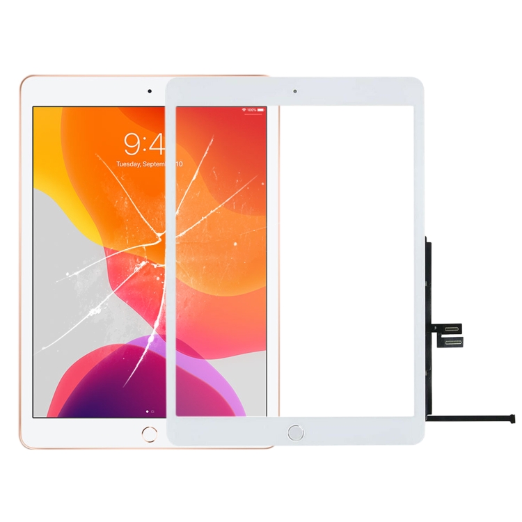 For iPad 7 (2019), iPad 8 (2020) 10.2 Digitizer Black OEM