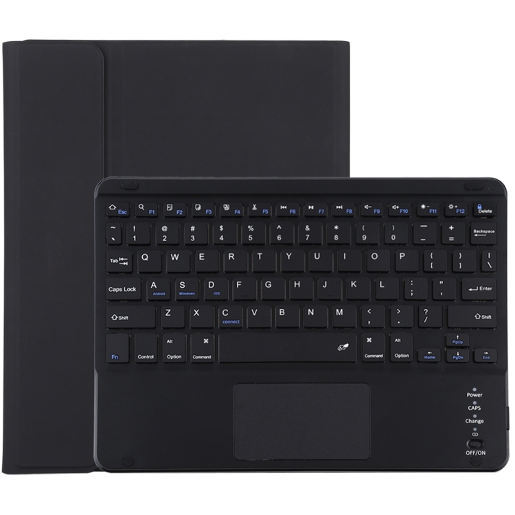 enthousiast Ploeg De schuld geven TG-102BC Detachable Bluetooth Black Keyboard + Microfiber Leather Tablet  Case for iPad 10.2 inch / iPad