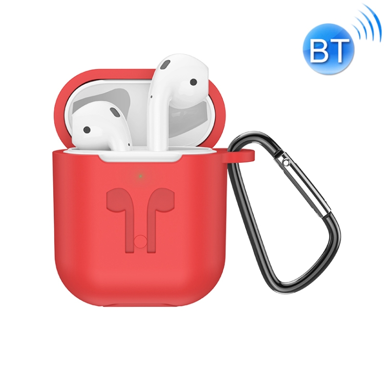 hoco ES32 TWS Wireless Bluetooth V5.0 Headset with Charging Case(Red)