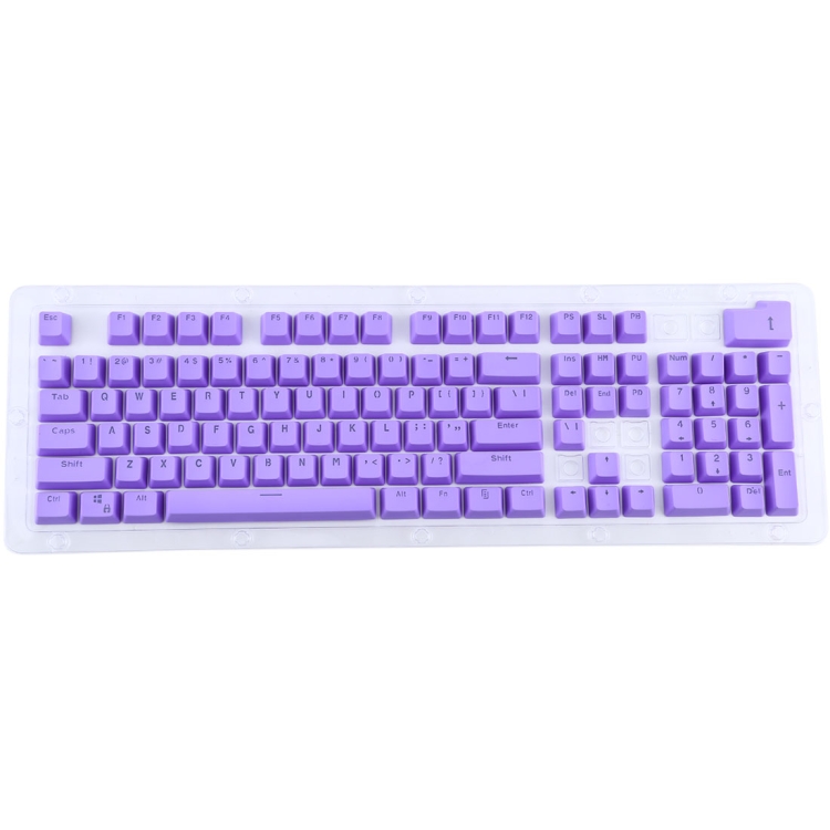 purple backlit mechanical keyboard