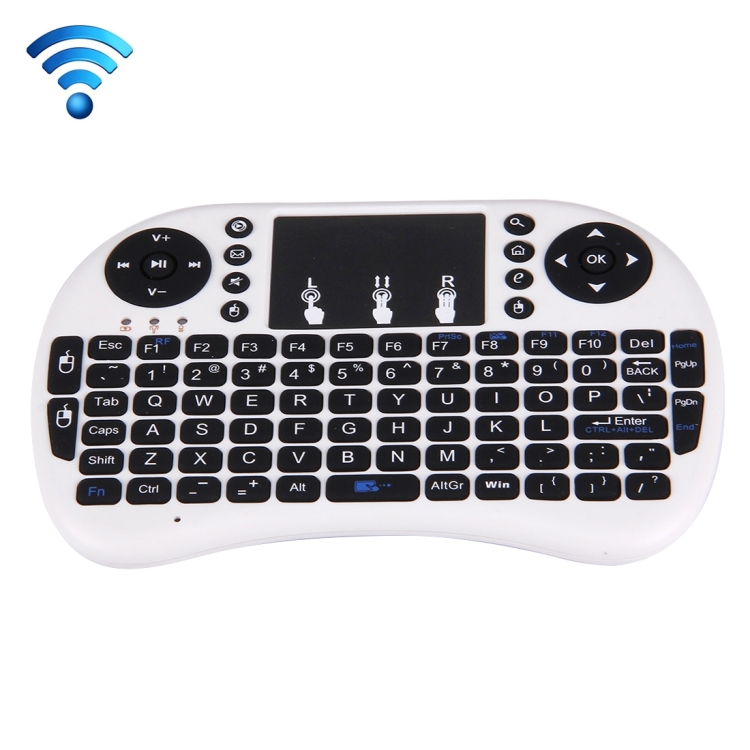 Mini clavier rétroéclairé 2.4G sans fil i8 pour TV Box avec souris à air  tactile