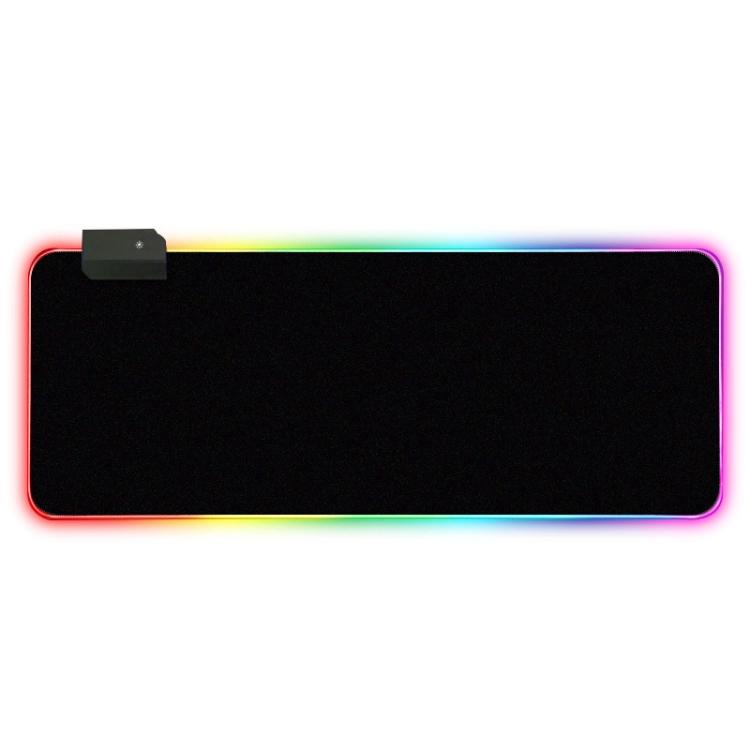 Colorful LED Light Thickening Lock Keyboard Pad Game Mouse Pad, Size