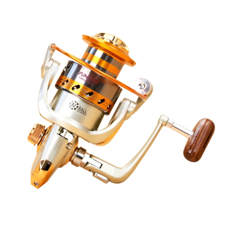 YUMOSHI Ball Bearings Rocker Handle Wheel Seat Fishing Spinning Reel
