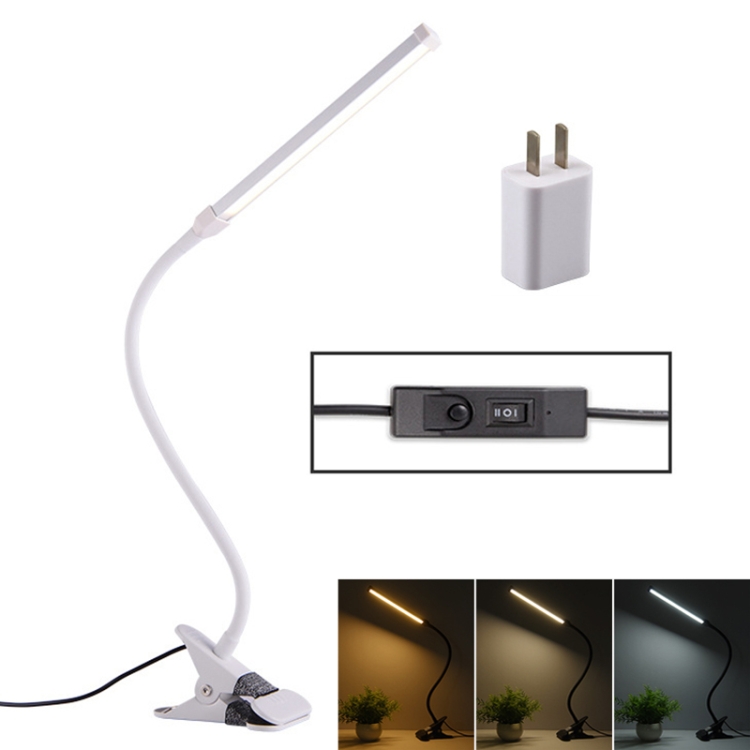LED Desk Lamp 8W Folding Adjustable Eye Protection Table Lamp, USB Plug